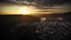 Dawn over the village